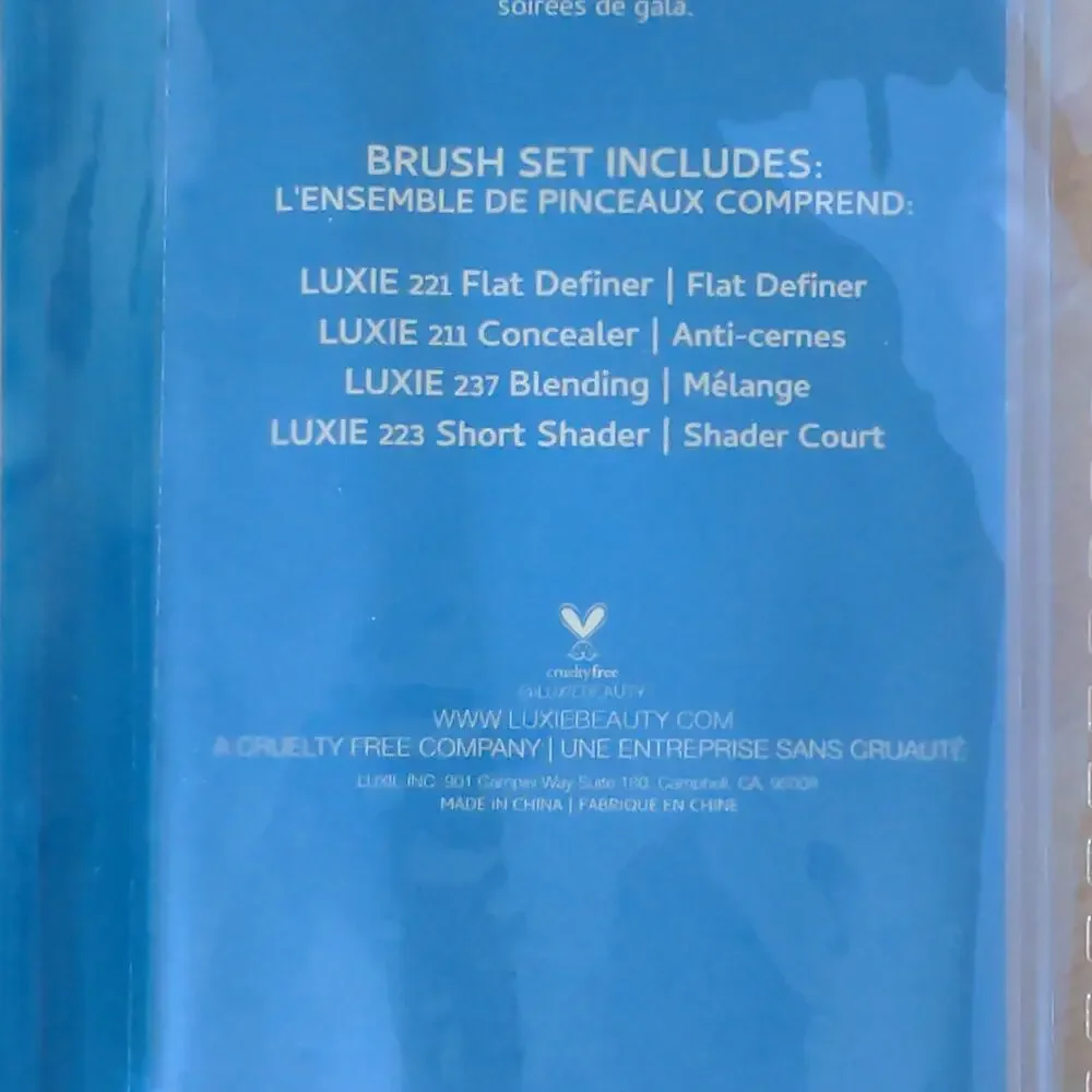 LUXIE Enchanted Eye Set Brushes Vegan Cruelty Free - New in Package
